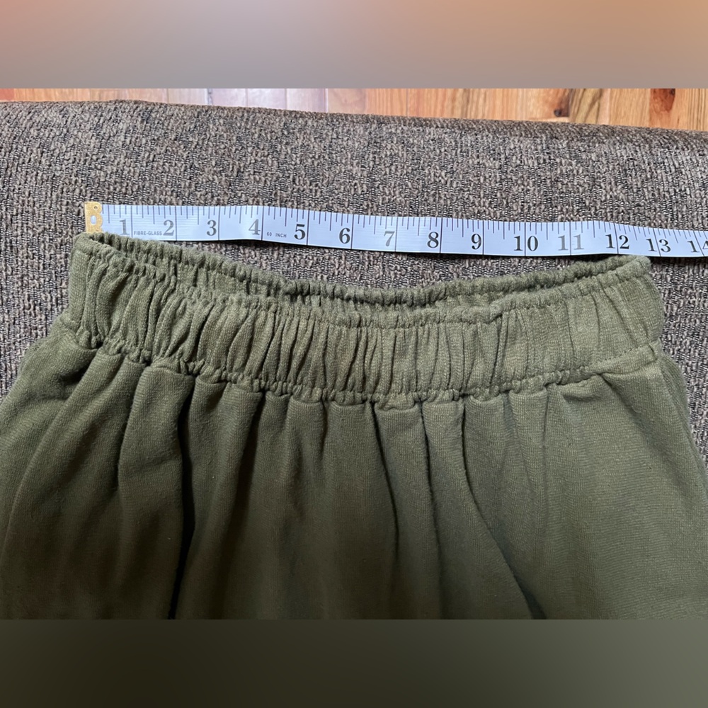 Gaia Conceptions heavy hemp cotton Mimosa below knee skirt with pockets NEW - Picture 7 of 16